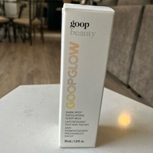 GoopGlow Dark Spot Exfoliating Sleep Milk Acid 30 ml/1.0 Fl Oz. New Fresh